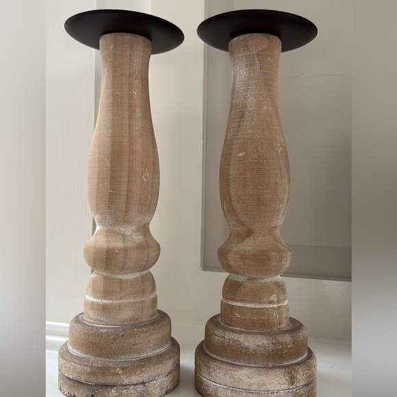 Farmhouse Style Candleholders - Picture 1 of 1